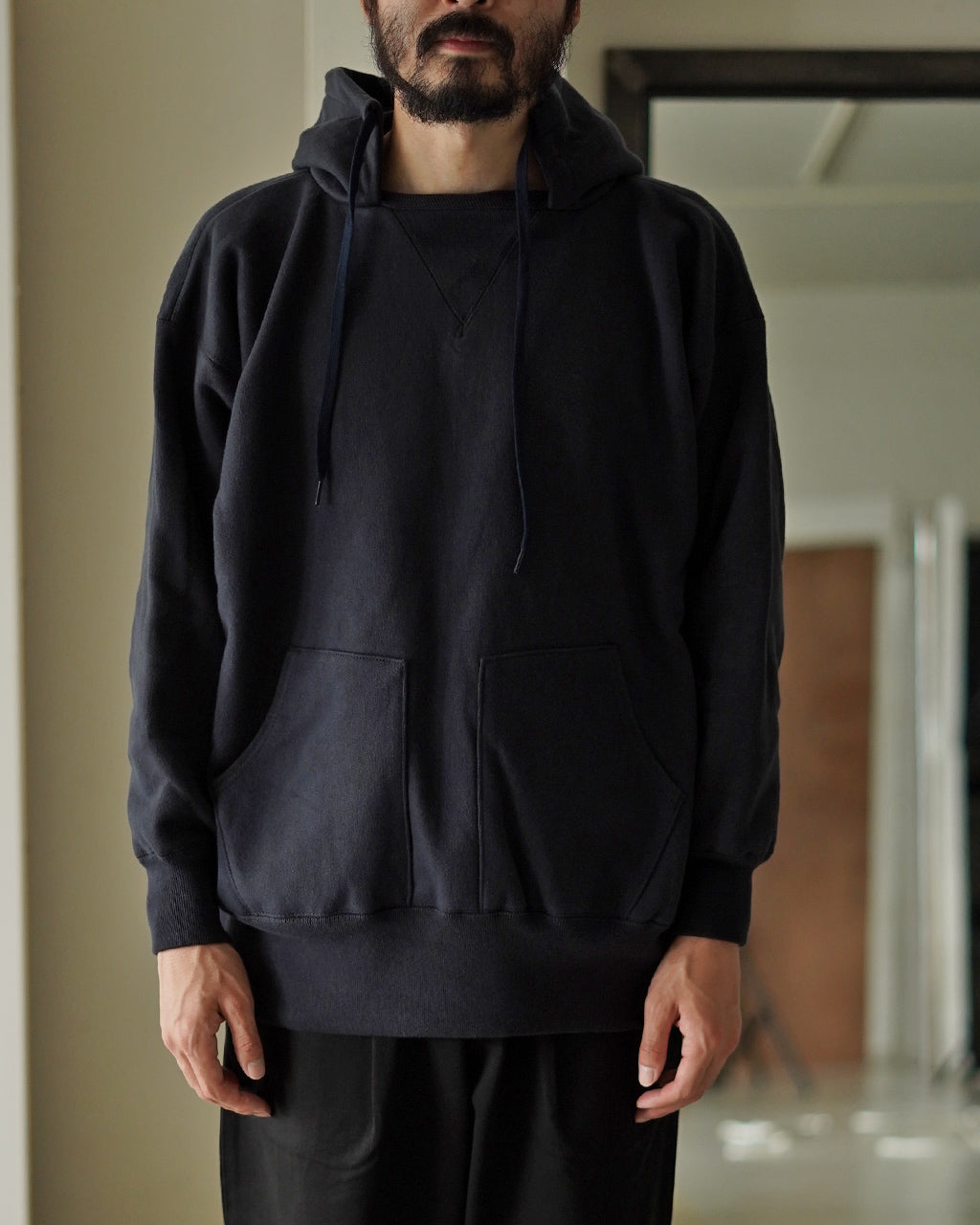 DOUBLE THICKNESS PULLOVER AFTER HOODED C3-C108