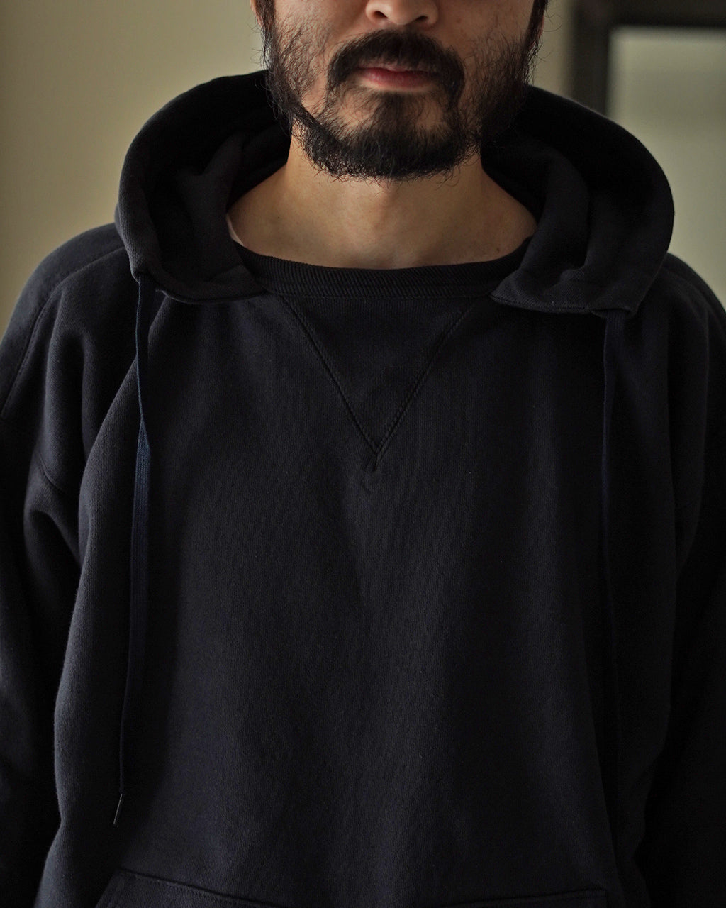 DOUBLE THICKNESS PULLOVER AFTER HOODED C3-C108