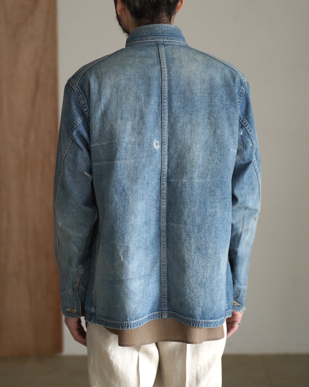 New Manual #024 LE CHORE JACKET カバーオール NEW MANUAL(ニューマニュアル) 024 LE CHORE JACKETデニムジャケット