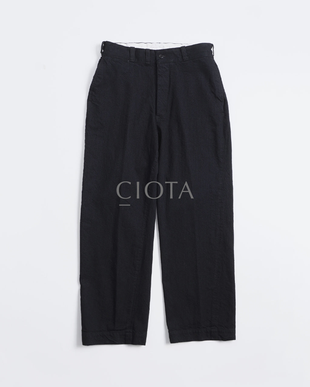CIOTA シオタ デニムスラックス ブラック Denim Slacks PTLM-16DS-BKW 【送料無料】正規取扱店
