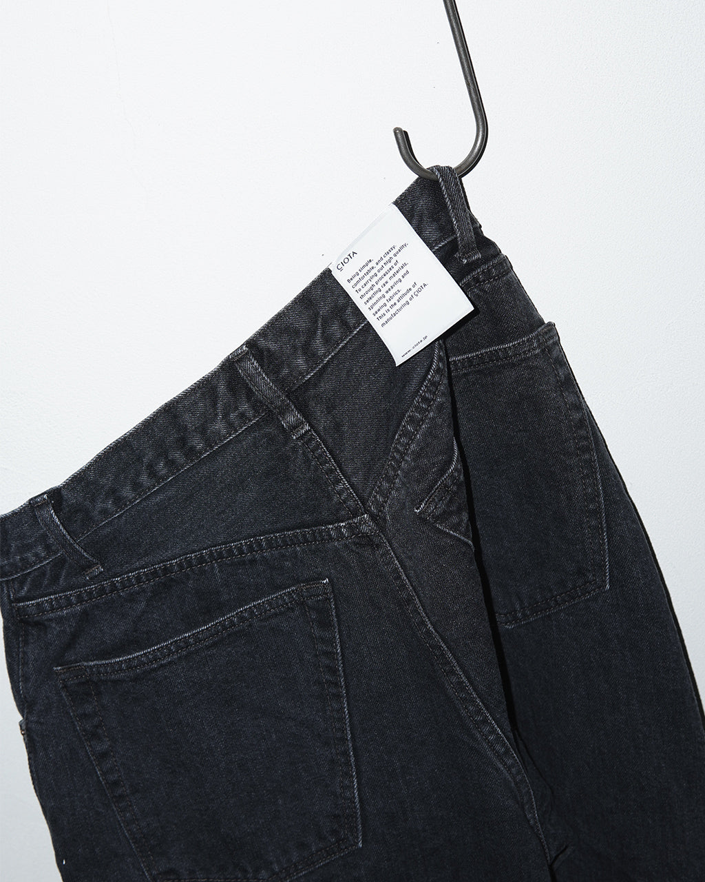 CIOTA シオタ バギー 5ポケット パンツ New Baggy 5 Pocket Pants ミディアムブラック PTLM-25BG-MBK 【送料無料】 正規取扱店 [★]