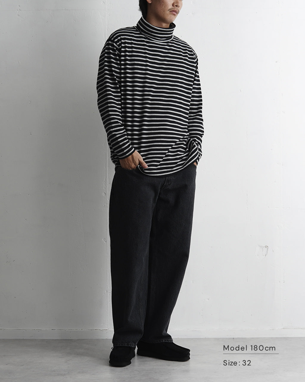 [◎] CIOTA シオタ バギー 5ポケット パンツ New Baggy 5 Pocket Pants ミディアムブラック PTLM-25BG-MBK 【送料無料】 正規取扱店 [★]