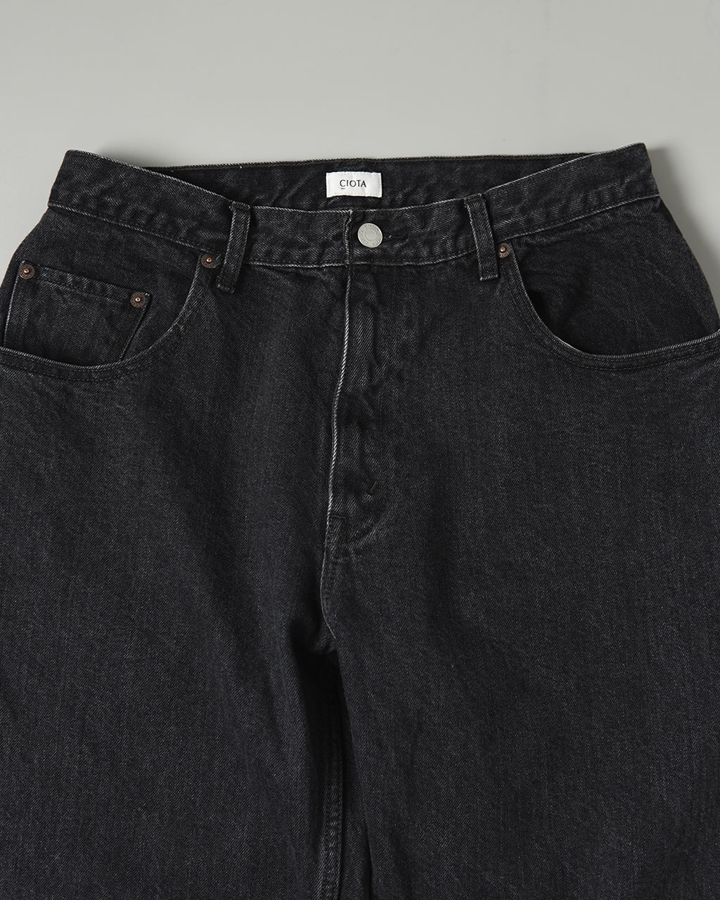 CIOTA シオタ バギー 5ポケット パンツ New Baggy 5 Pocket Pants ミディアムブラック PTLM-25BG-MBK 【送料無料】 正規取扱店 [★]