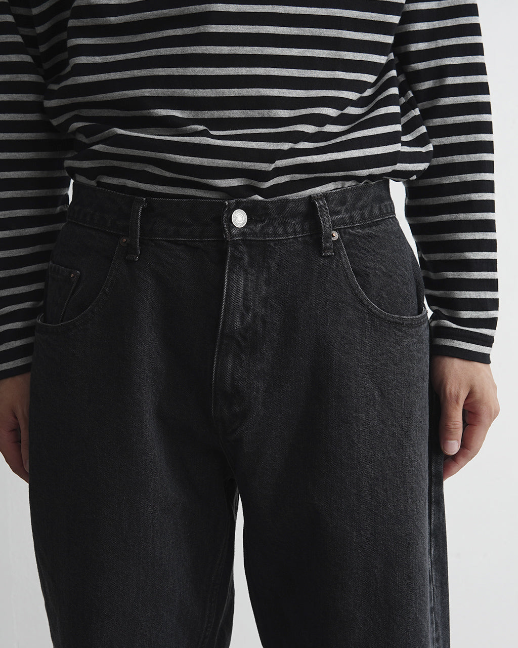 [◎] CIOTA シオタ バギー 5ポケット パンツ New Baggy 5 Pocket Pants ミディアムブラック PTLM-25BG-MBK 【送料無料】 正規取扱店 [★]