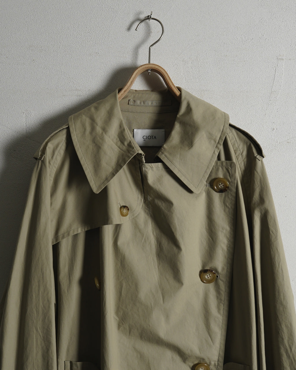 CIOTA シオタ タイプライター トレンチコート Trench Coat COLM-120