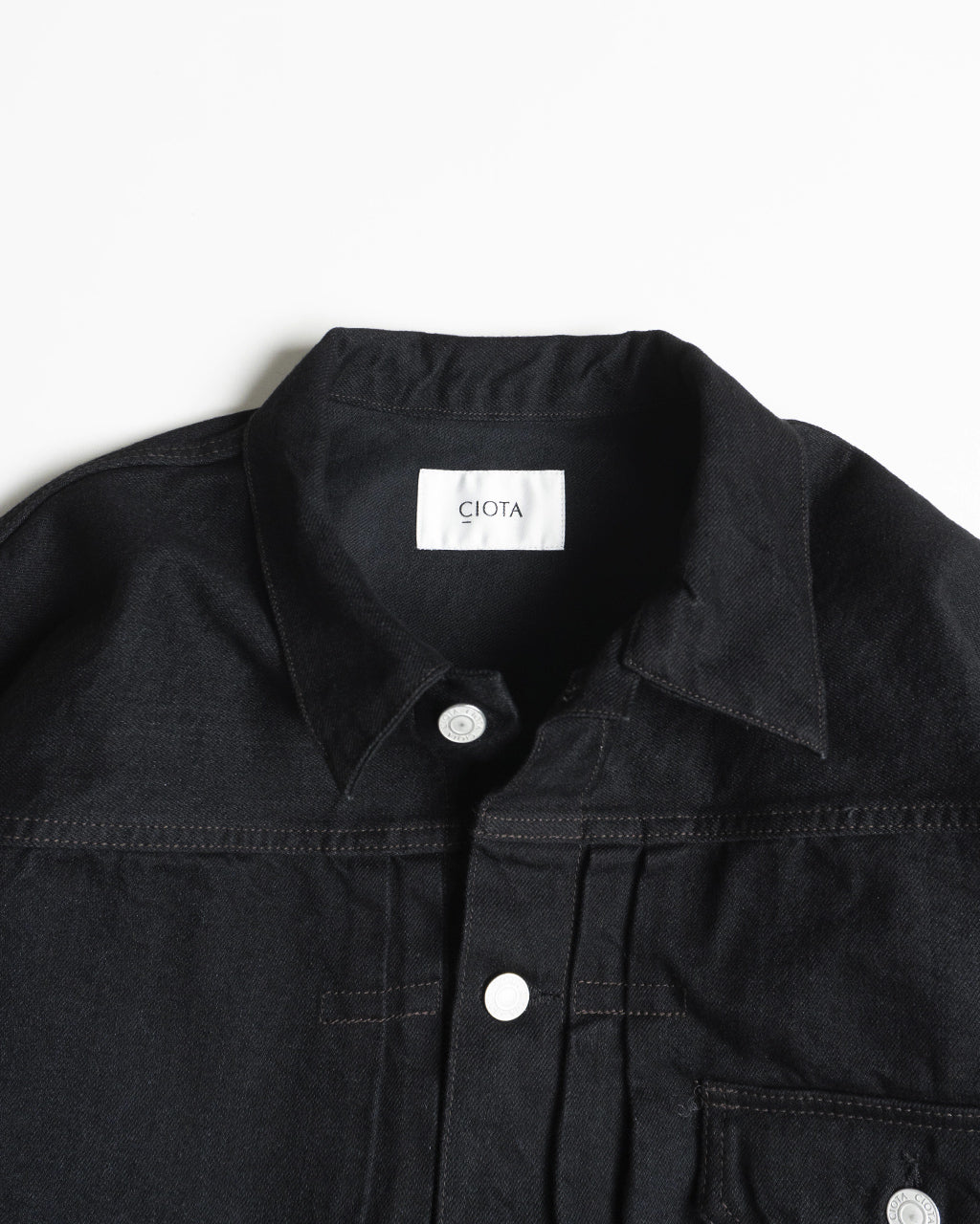 CIOTA シオタ シングルポケット デニムジャケット Single Pocket Denim Jacket JKLM-301-BKW 【送料無料】【クーポン対象外】正規取扱店