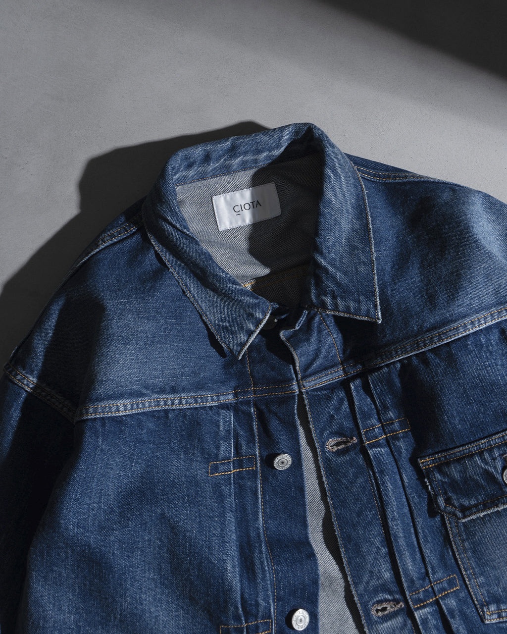 CIOTA シオタ シングルポケット デニムジャケット Single Pocket Denim Jacket JKLM-301-NIMDBL-D 【送料無料】【クーポン対象外】正規取扱店