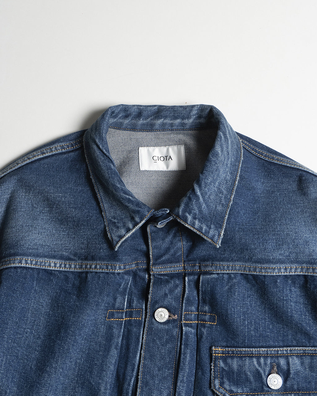 CIOTA シオタ シングルポケット デニムジャケット Single Pocket Denim Jacket JKLM-301-NIMDBL-D 【送料無料】【クーポン対象外】正規取扱店