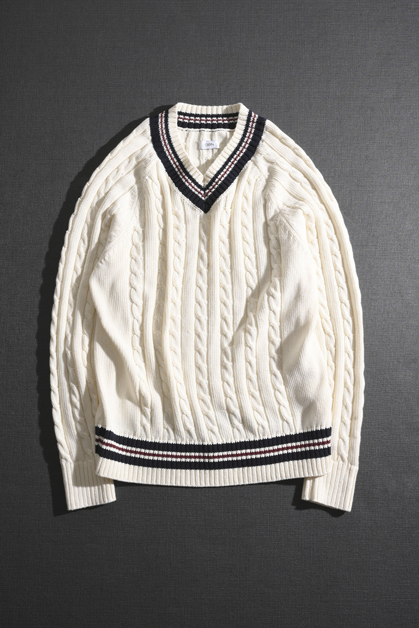 CIOTA シオタ Cricket Sweater チルデンニット KNLM-101 【送料無料】 正規取扱店