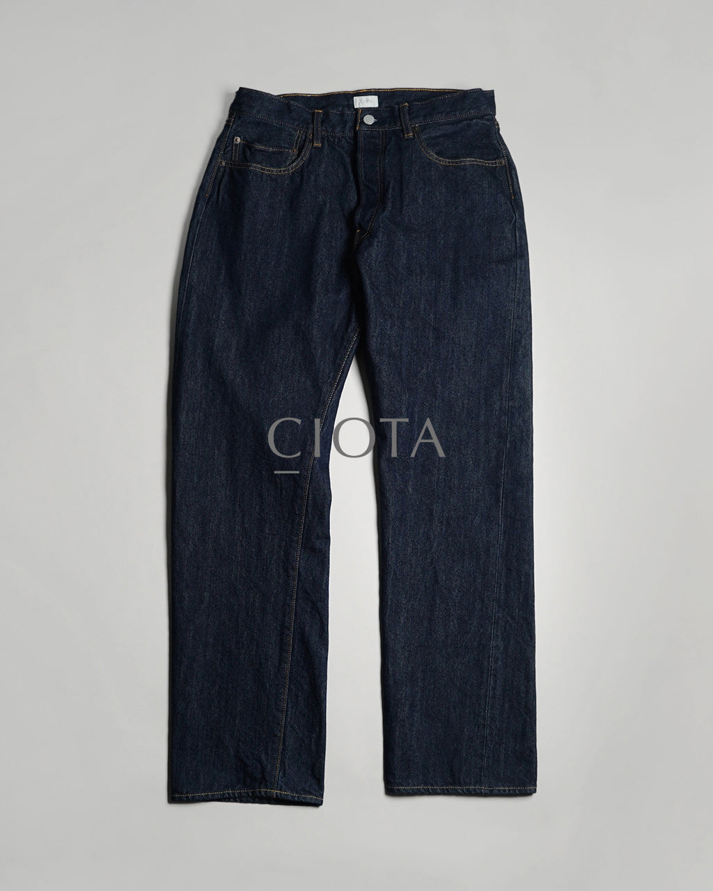 CIOTA シオタ デニム ストレート 5ポケット パンツ New Straight 5 Pocket Pants 本藍 ネイビー PTLM-21STB 【送料無料】 正規取扱店 [★]