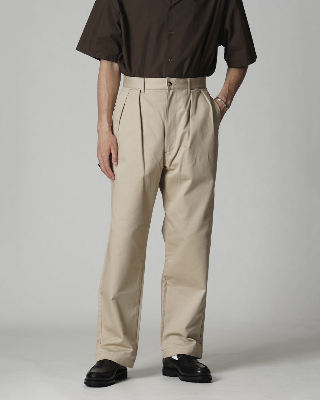 CIOTA シオタ 2タック チノ クロス パンツ 2 Tuck Chino Cloth Pants PTLM-147【送料無料】 正規取扱店 [★]