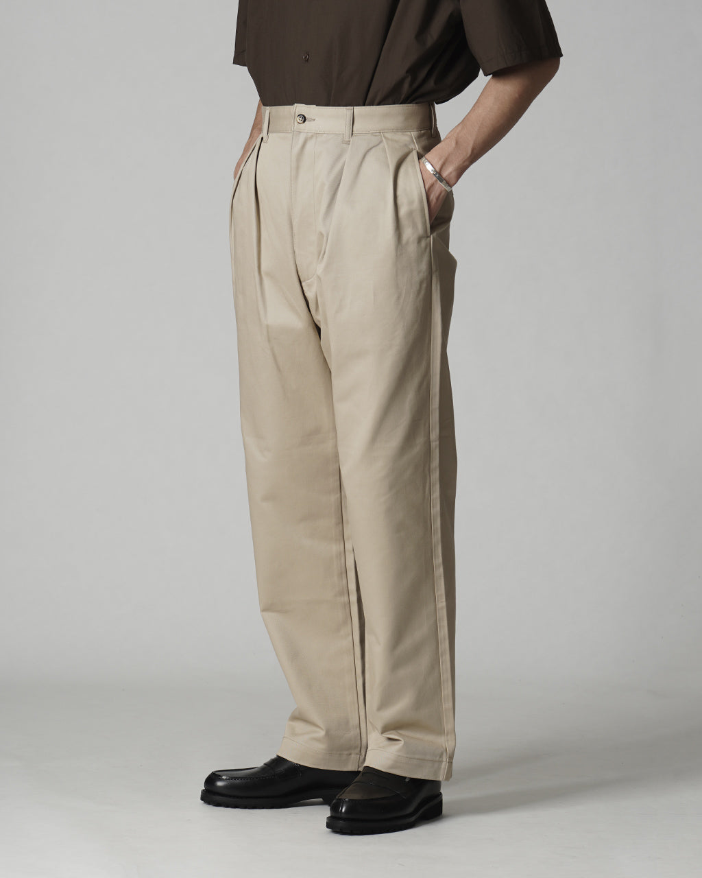 CIOTA シオタ 2タック チノ クロス パンツ 2 Tuck Chino Cloth Pants PTLM-147【送料無料】 正規取扱