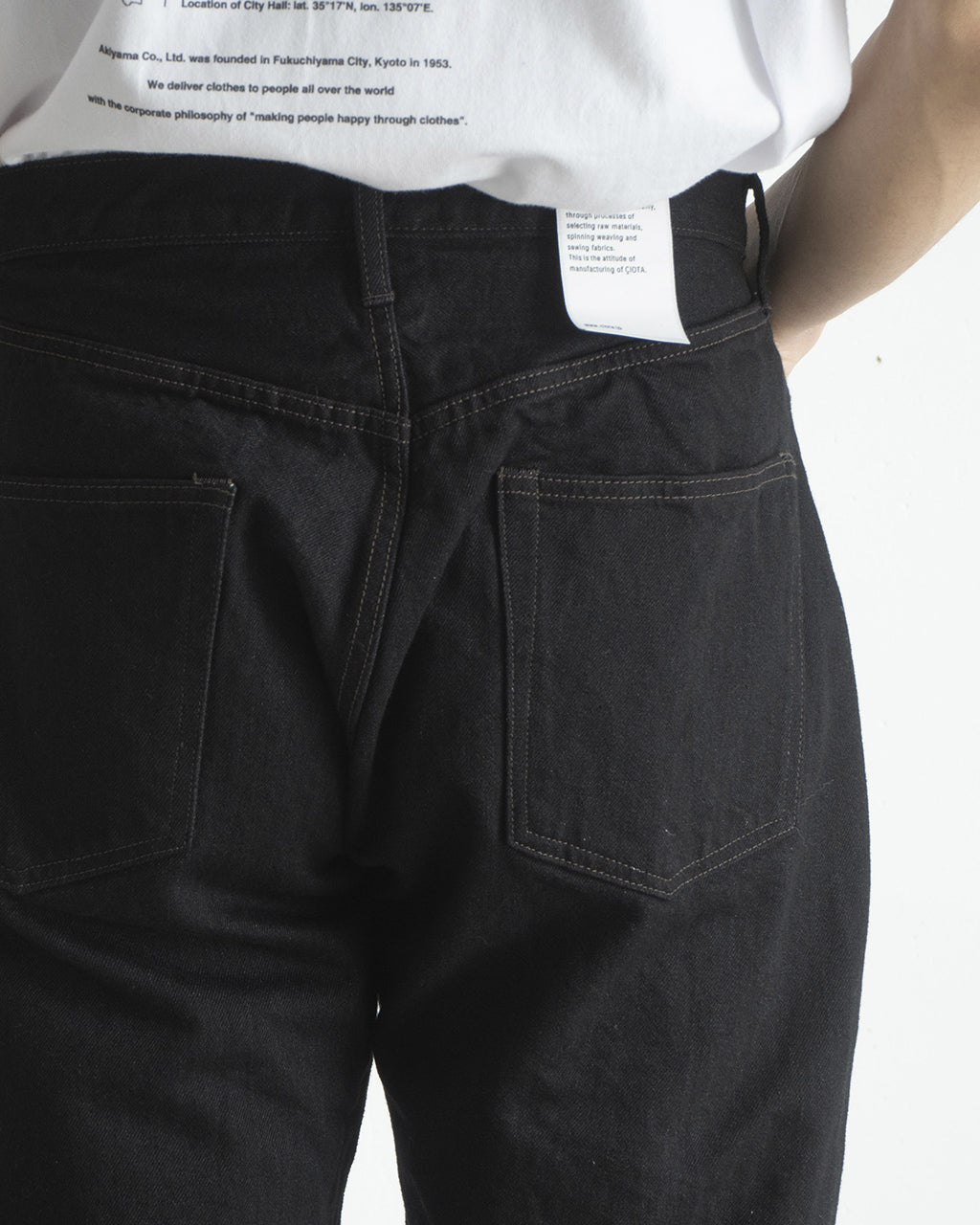 CIOTA シオタ デニム ストレート 5ポケット パンツ STRAIGHT 5 POCKET PANTS ブラック PTLM-21STB-BKW 【送料無料】正規取扱店