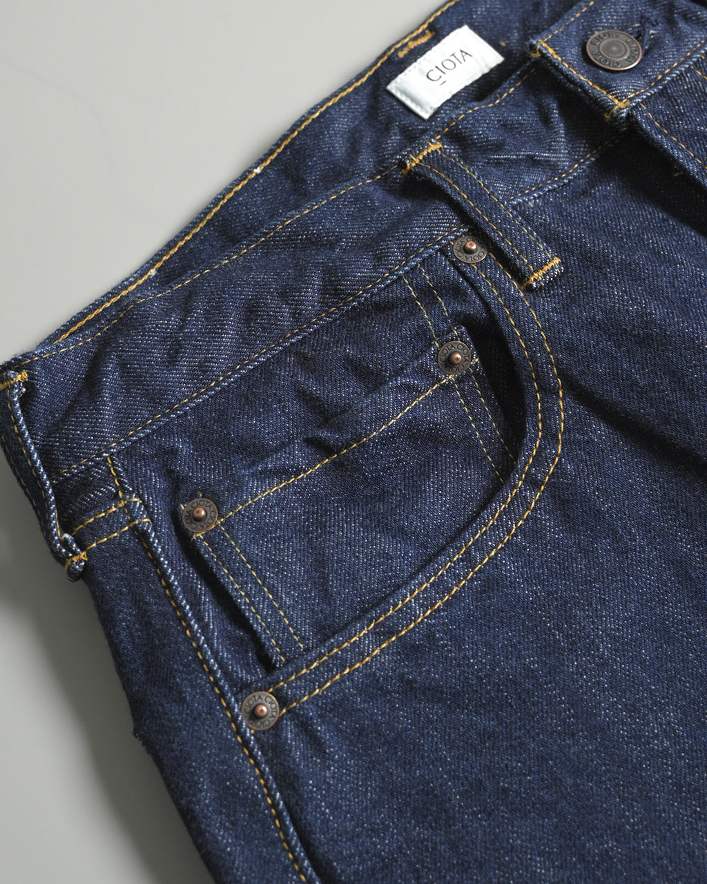 CIOTA シオタ デニム テーパード 5ポケット パンツ Tapered