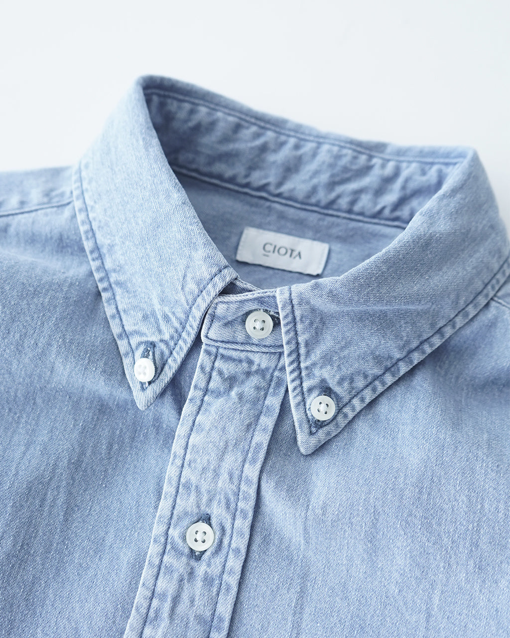 CIOTA シオタ デニム ボタンダウン シャツ Denim B.D Shirt SHLM-123 【送料無料】正規取扱店