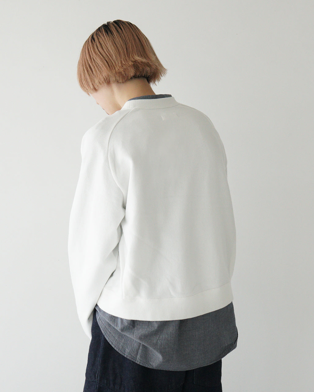 ＼春のおすすめスウェット10％OFFクーポン／CLOLI クロリ クルーネック ショート スウェット C/N SHORT SWEAT ラグランスリーブ トレーナー CL-CS051 【送料無料】