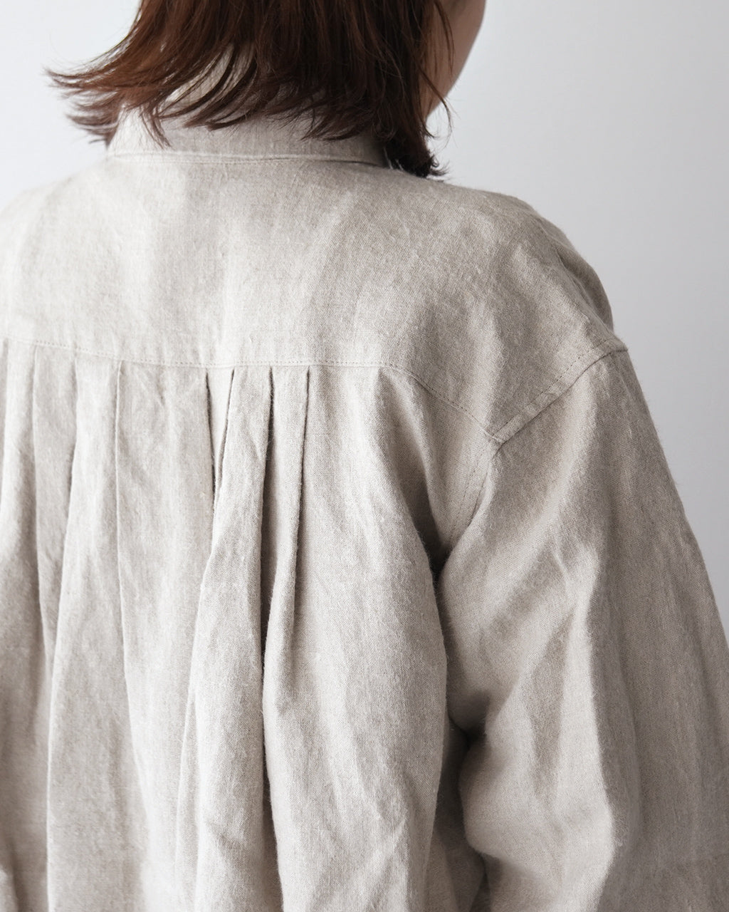 CLOLI クロリ リネン タック シャツ ドレス LINEN TUCK SHIRT DRESS ワンピース CL-D0011【送料無料】