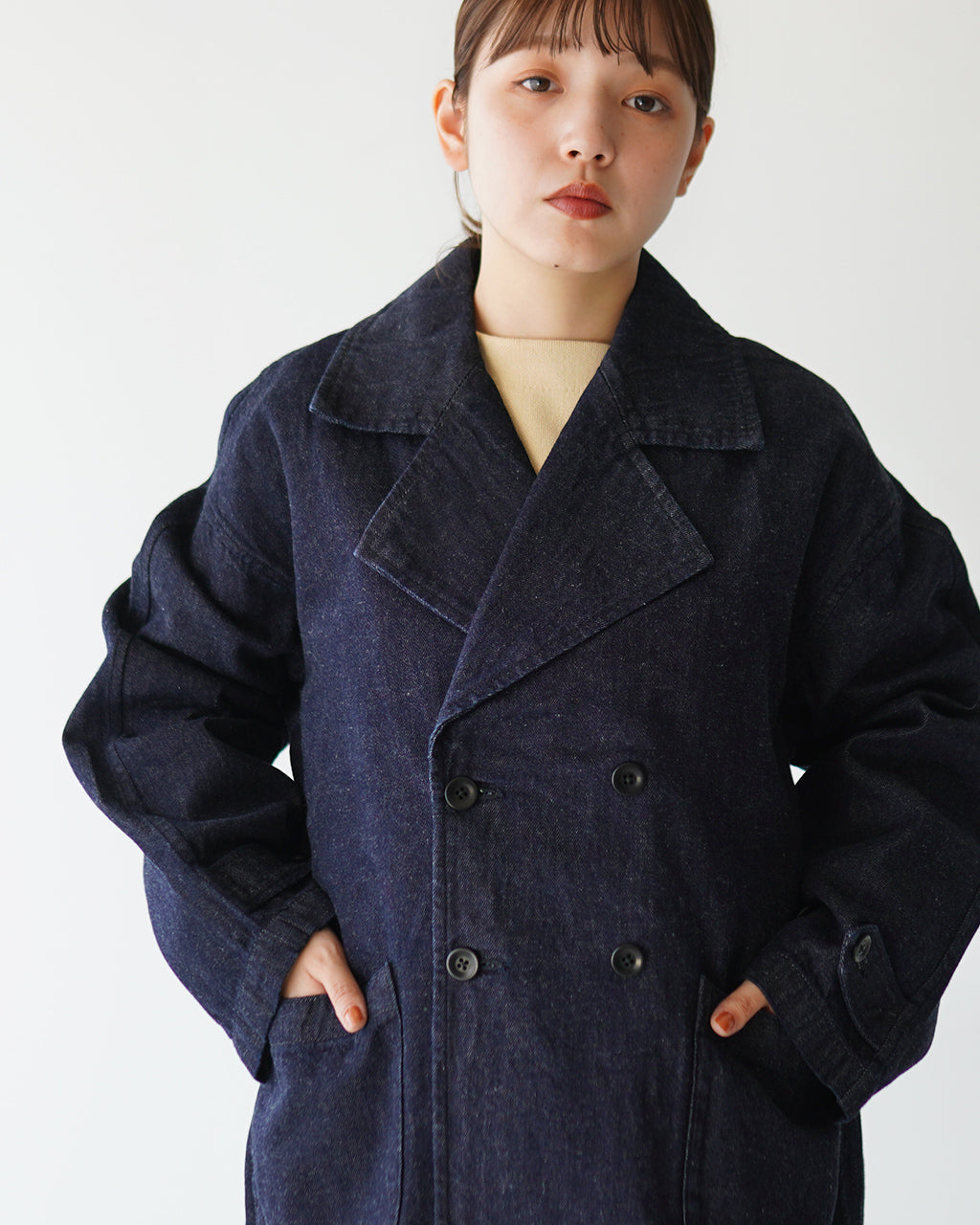 【SALE！40%OFF】CLOLI クロリ デニム ピー コート DENIM PEA COAT アウター CL-J0031【送料無料】