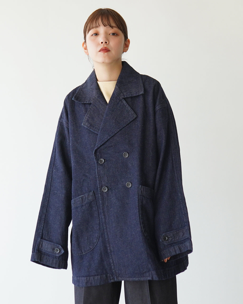 【SALE！40%OFF】CLOLI クロリ デニム ピー コート DENIM PEA COAT アウター CL-J0031【送料無料】