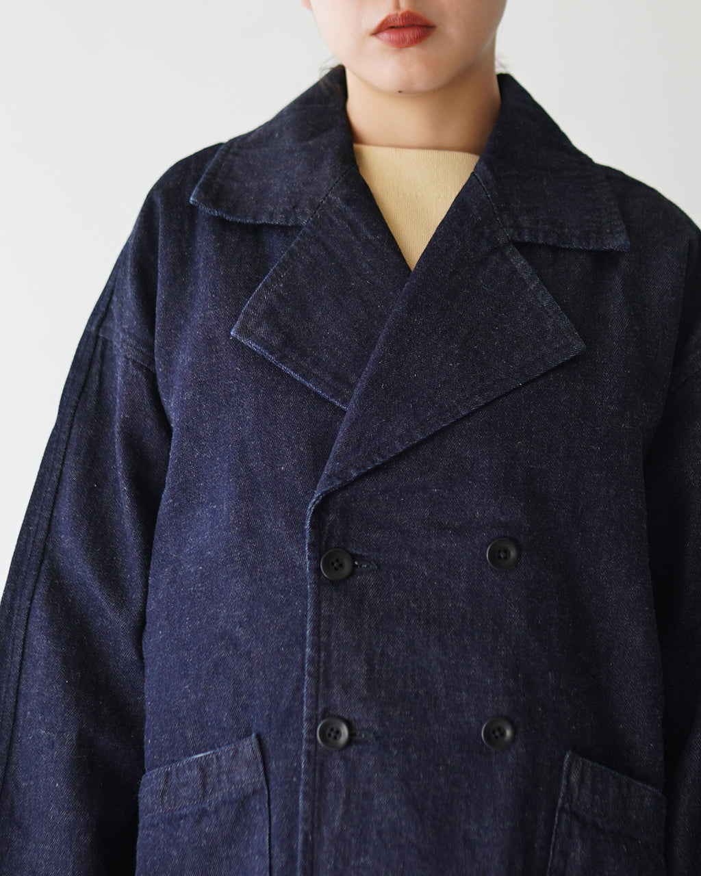 【SALE！40%OFF】CLOLI クロリ デニム ピー コート DENIM PEA COAT アウター CL-J0031【送料無料】