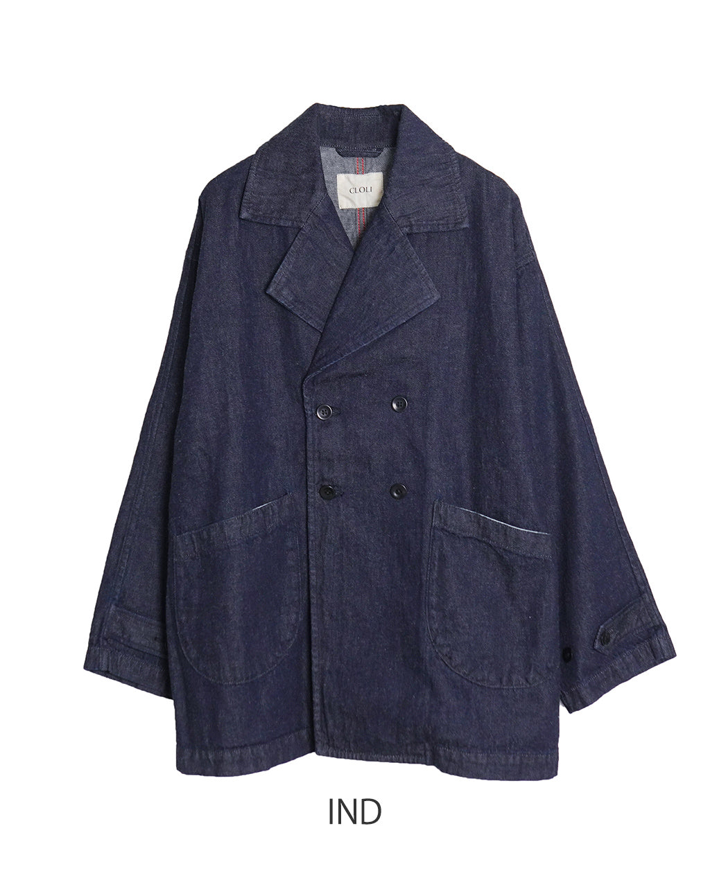 【SALE！40%OFF】CLOLI クロリ デニム ピー コート DENIM PEA COAT アウター CL-J0031【送料無料】