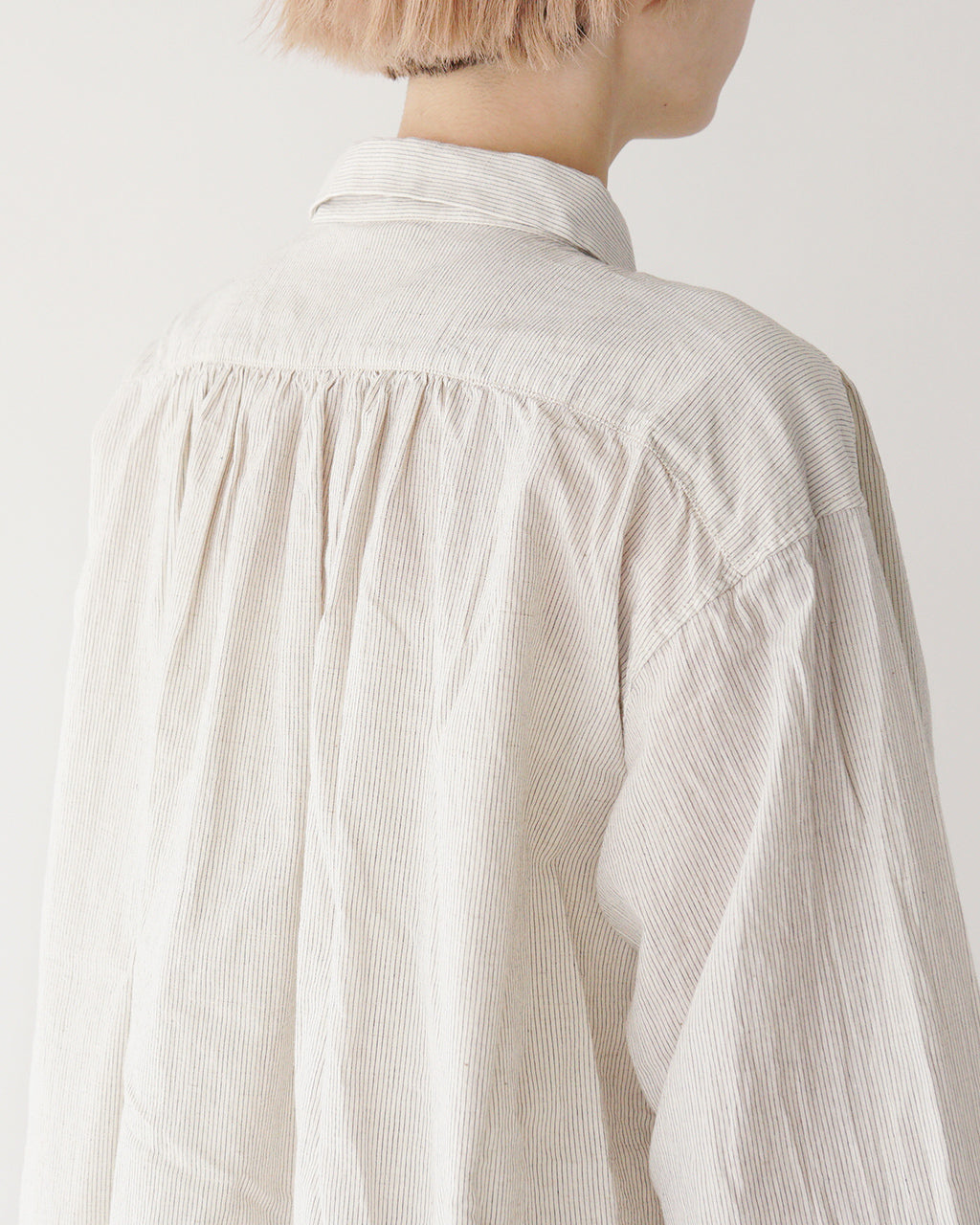 CLOLI クロリ コットンリネン ギャザーシャツ C/L GATHER SHIRT CL-SH032【送料無料】