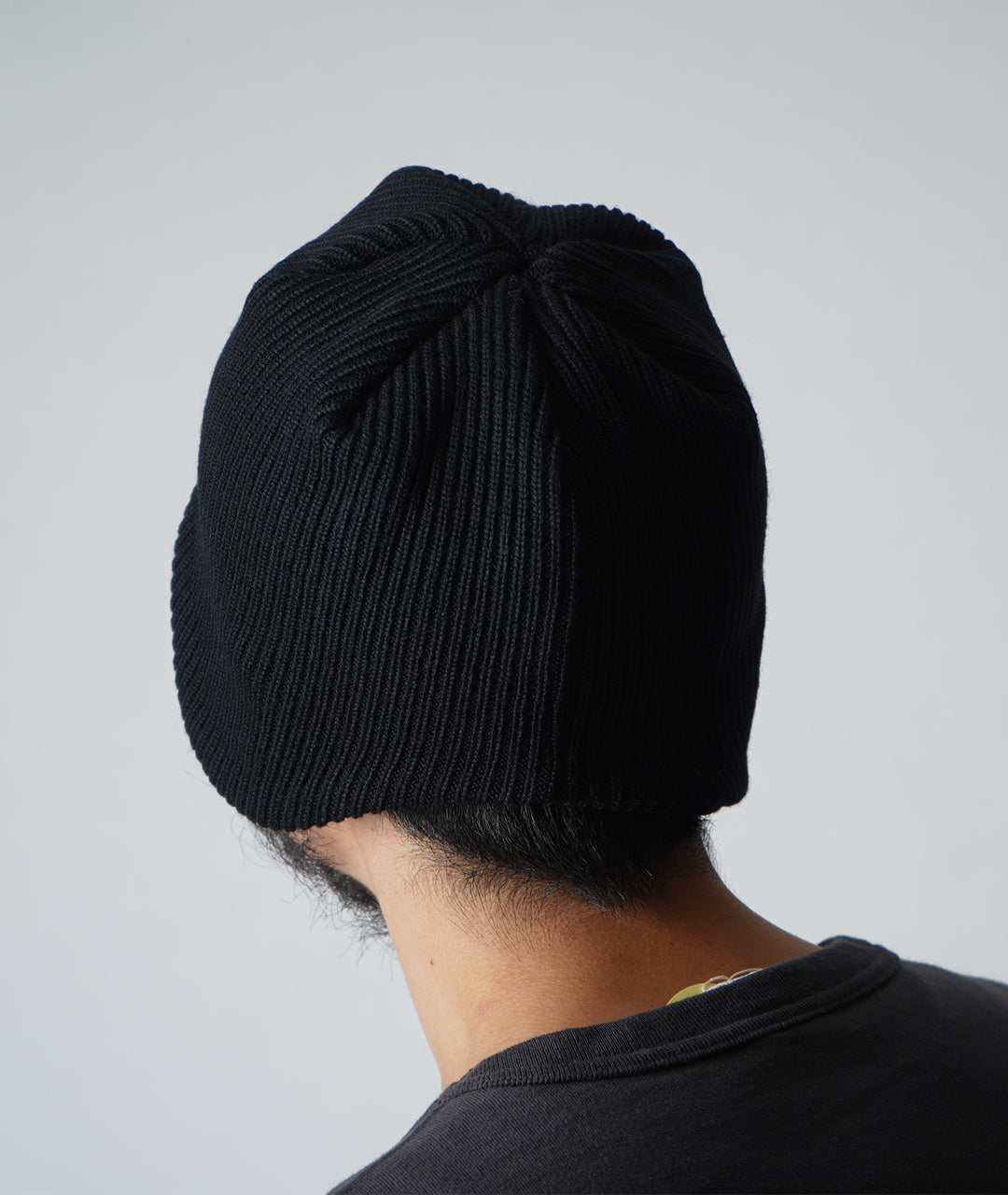 最高の品質の everyone COMESANDGOES COTTON BEANIE 黒 ニット