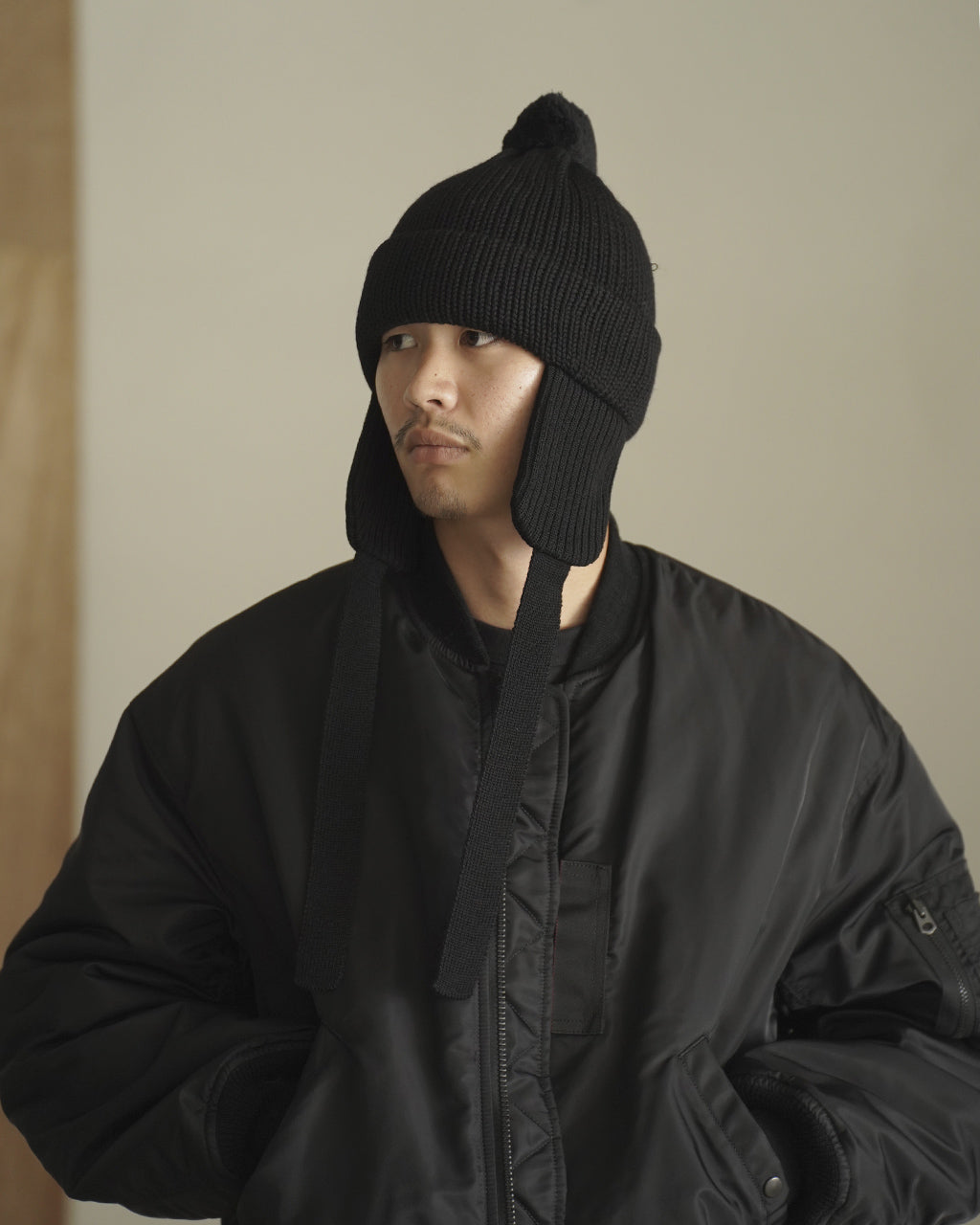 WOOL STANDARD KNIT(梵天,耳付き) 28254