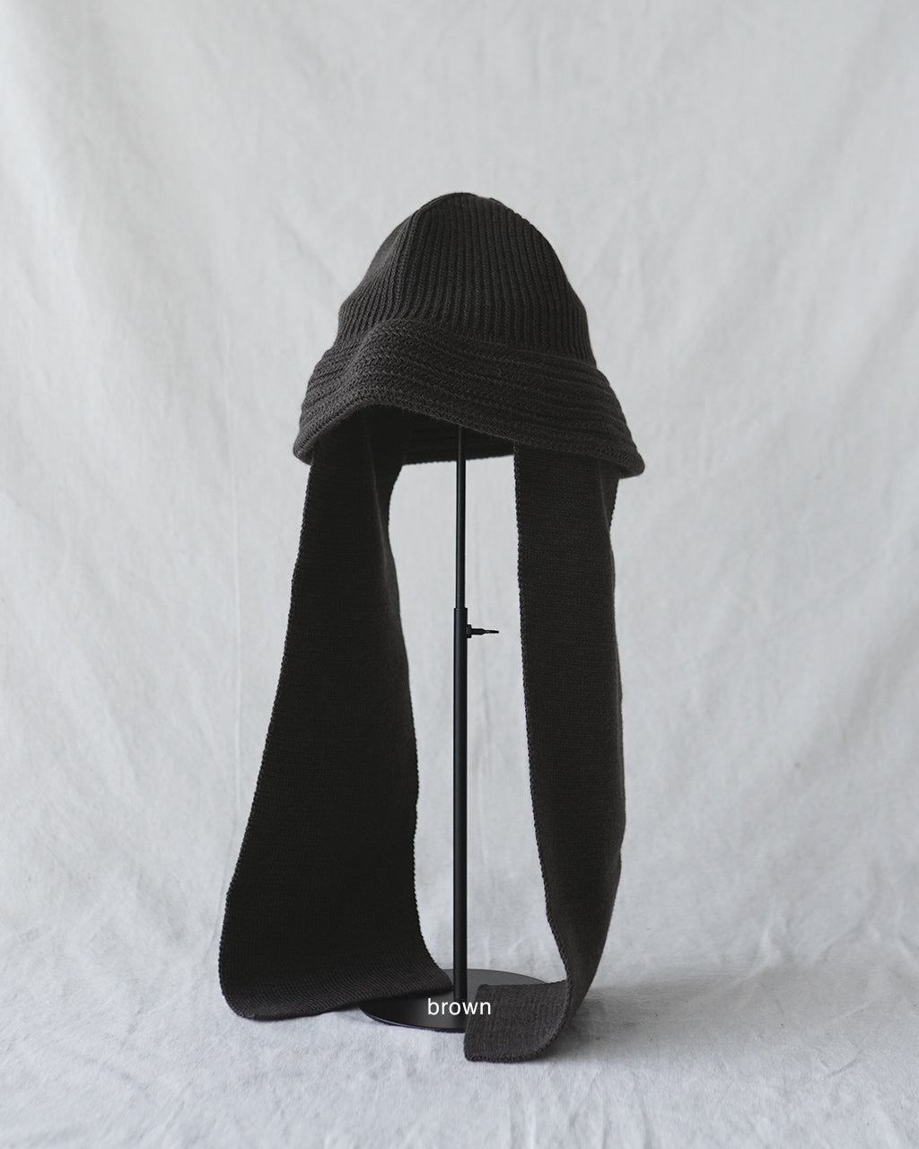 WOOL KNIT BALLOON HAT(マフラー付き) 28258