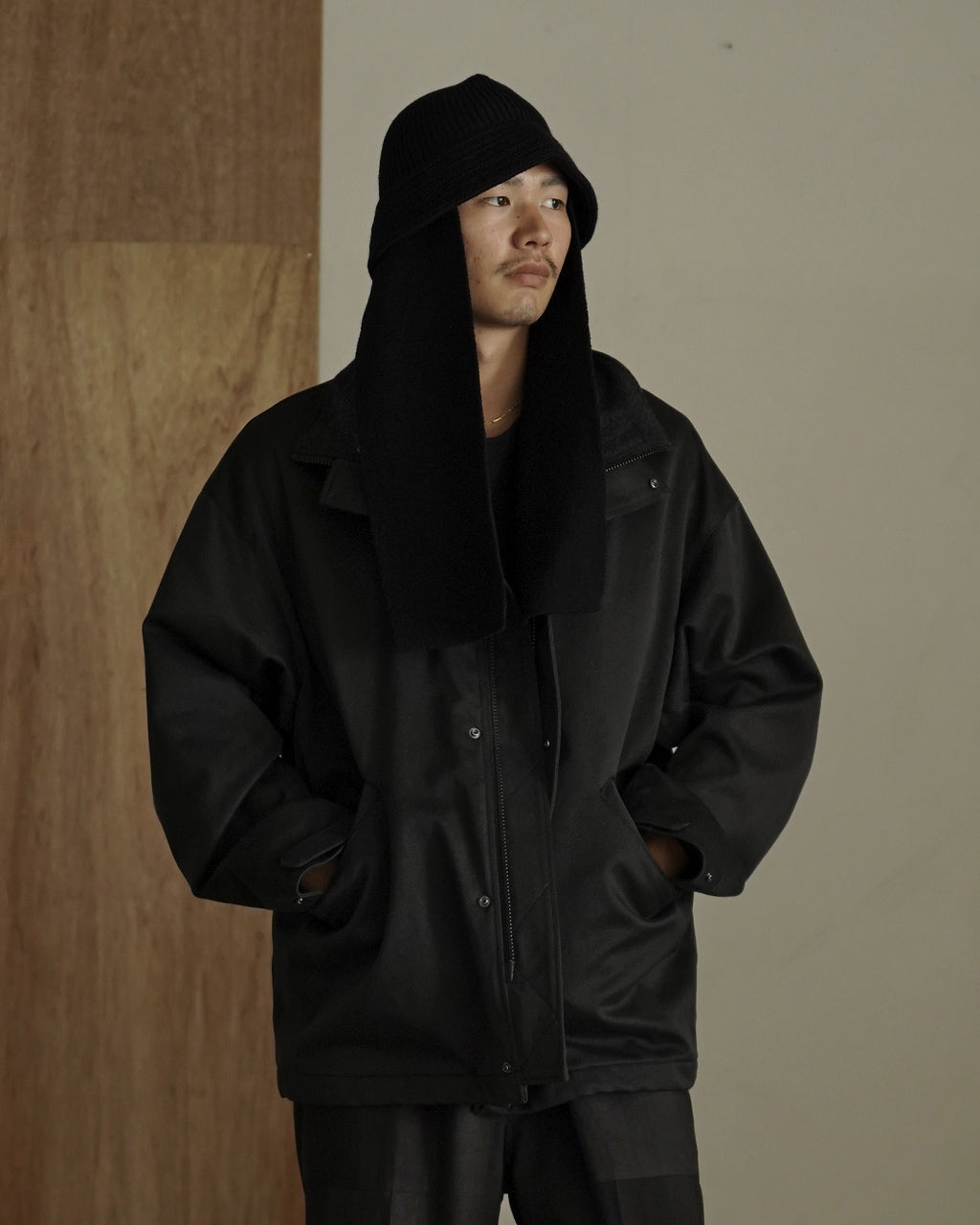 COMESANDGOES カムズアンドゴーズ ウールニットバルーンハット