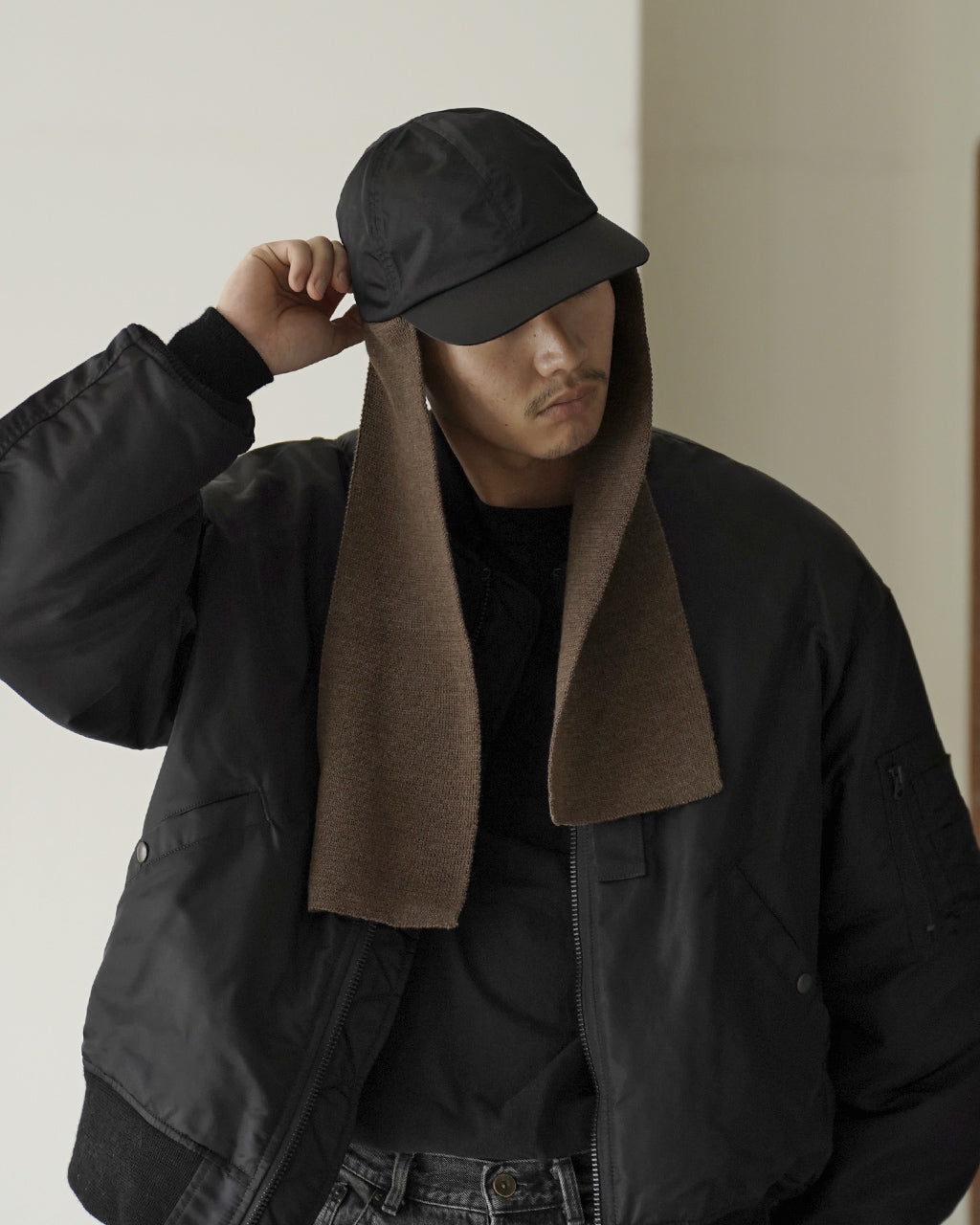 DICROS & KNIT MUFFLER CAP 28286