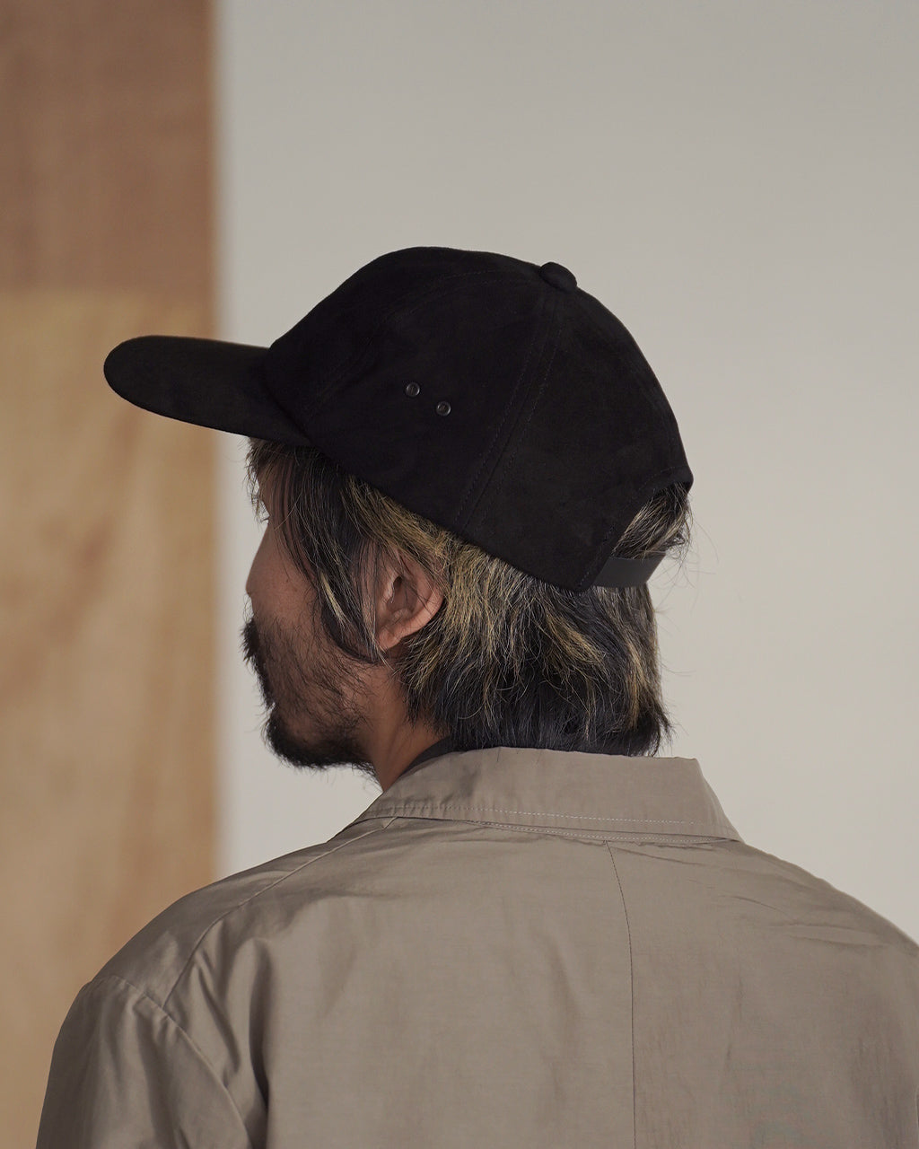 SHEEP SUEDE CAP NO.301393
