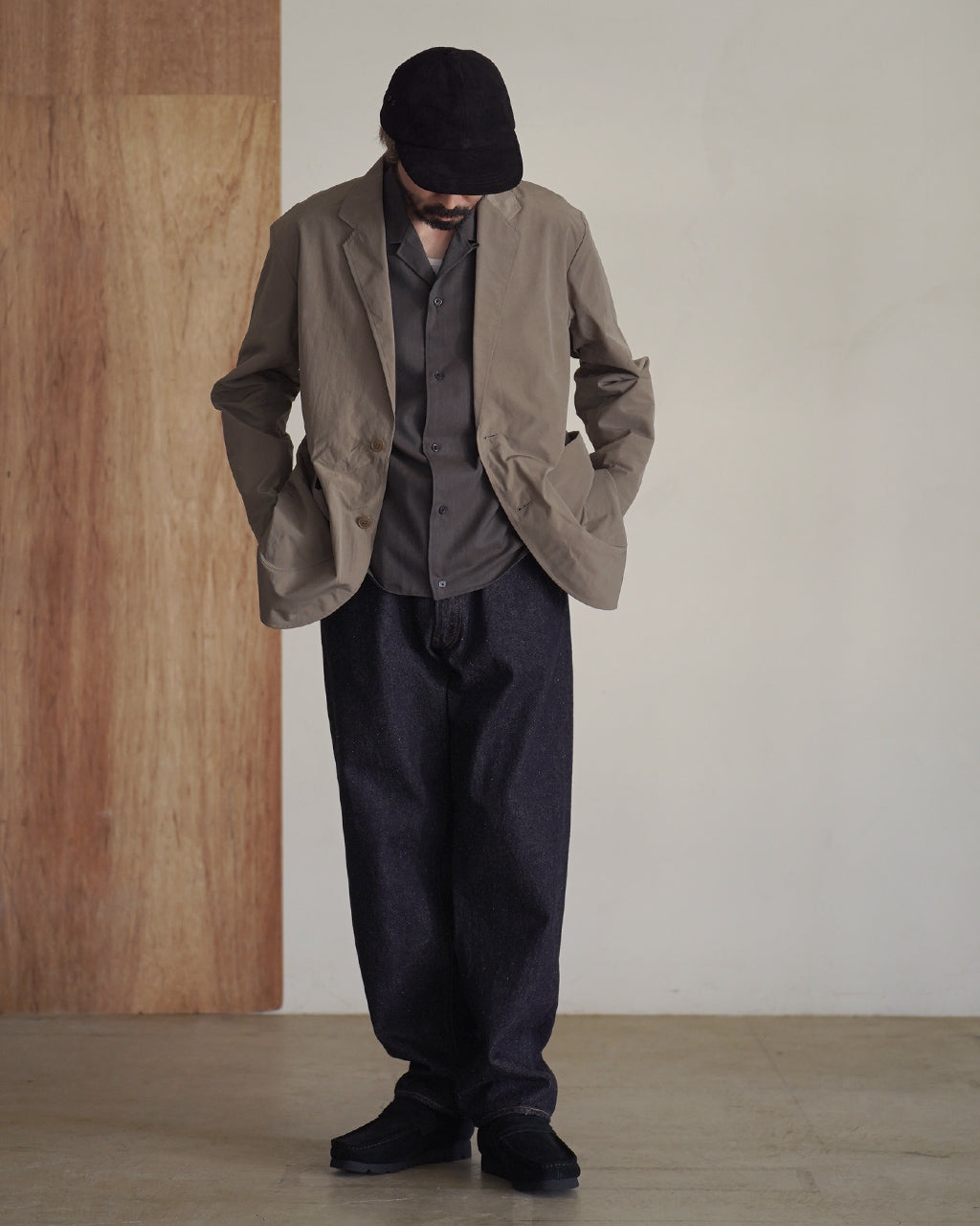 SHEEP SUEDE CAP NO.301393
