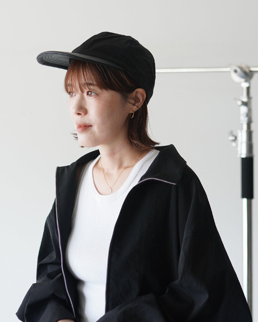 WASH HEAD & LEATHER BRIM CAP NO.301387