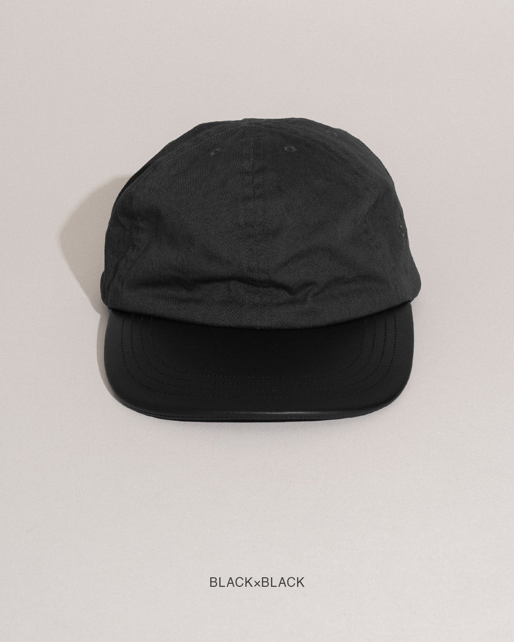 WASH HEAD & LEATHER BRIM CAP NO.301387