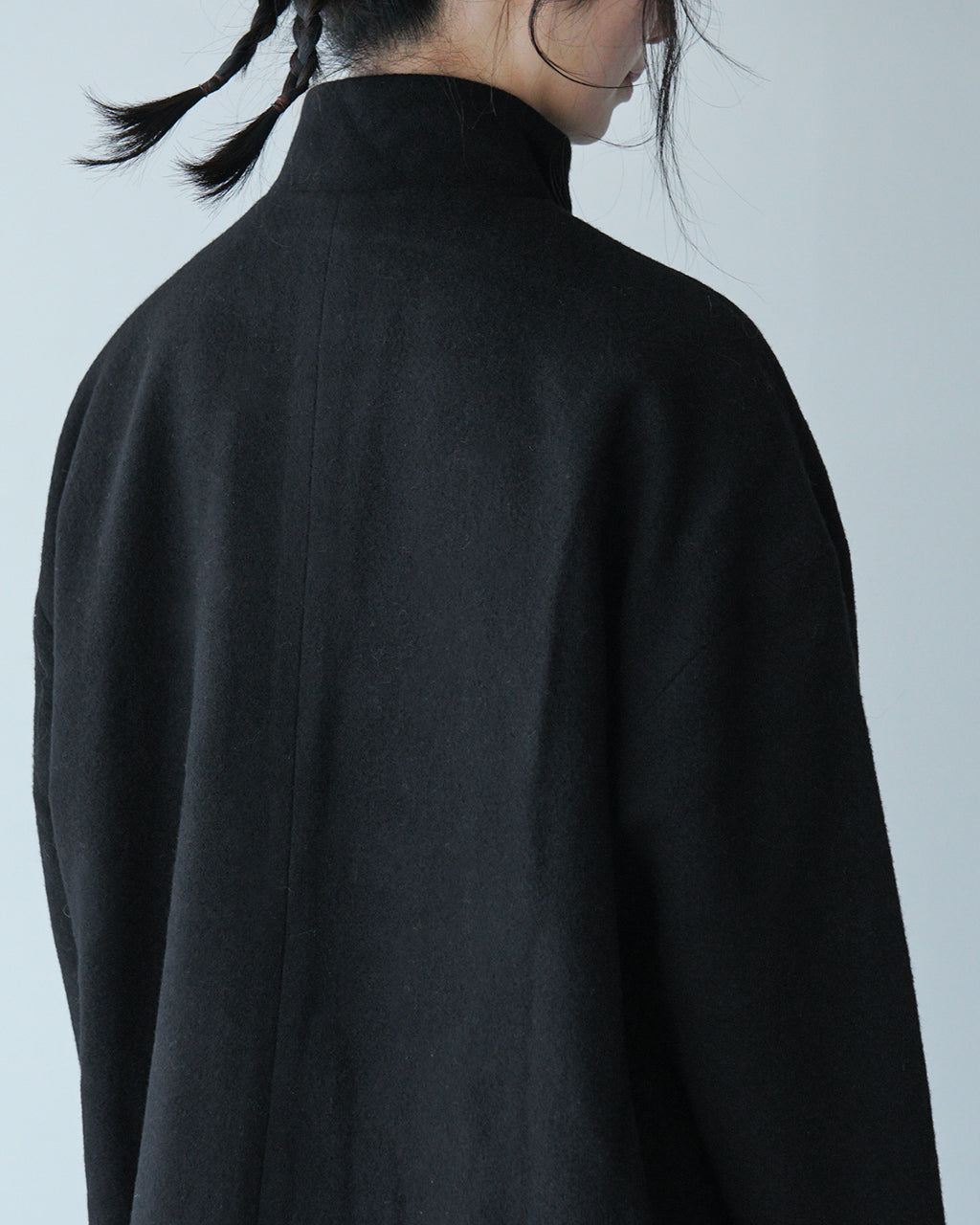 【SALE！30%OFF】Commencement コメンスメント ウールロングコート Wool long coat スタンドカラー C-283【送料無料】