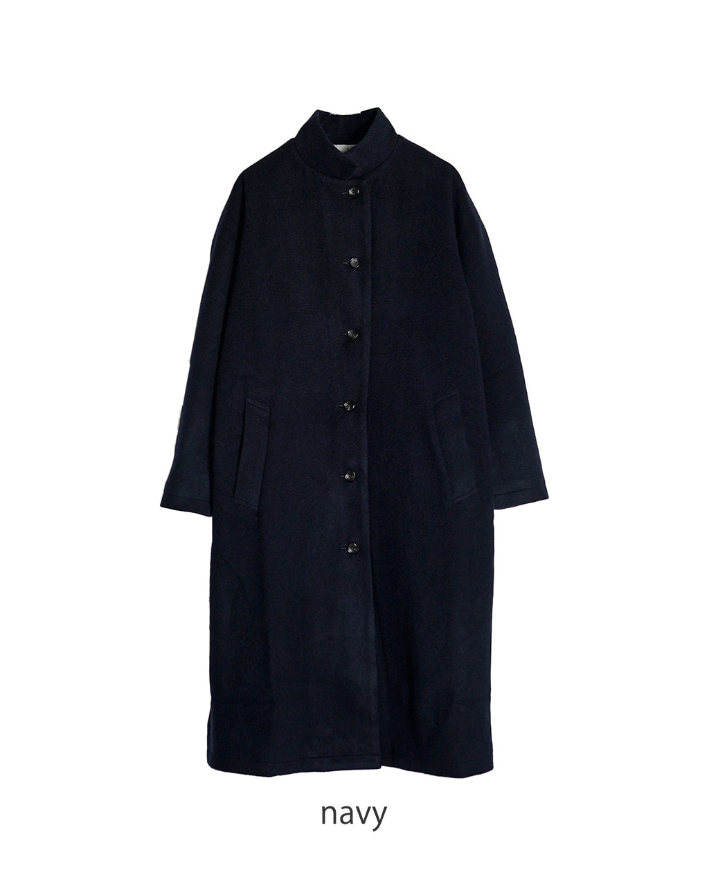 Commencement コメンスメント ウールロングコート Wool long coat スタンドカラー C-283【送料無料】