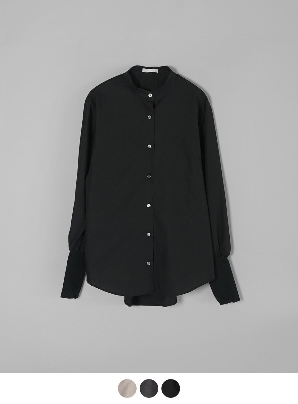 【SALE！50%OFF】Commencement コメンスメント ノーカラー シャツ No collar shirt C-235