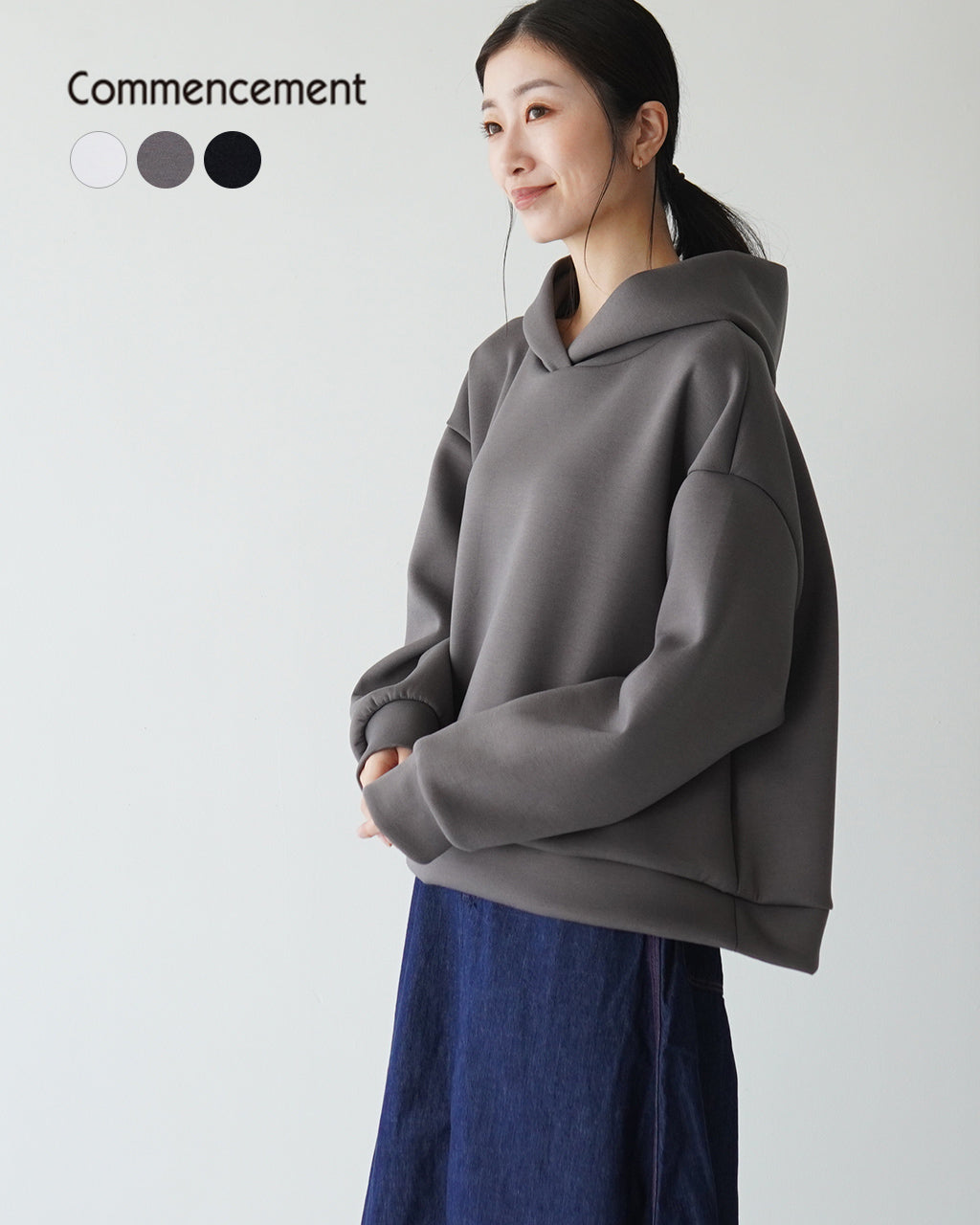 【SALE！30%OFF】Commencement コメンスメント モチ フーディー Mochi hoodie パーカー スウェット C-276