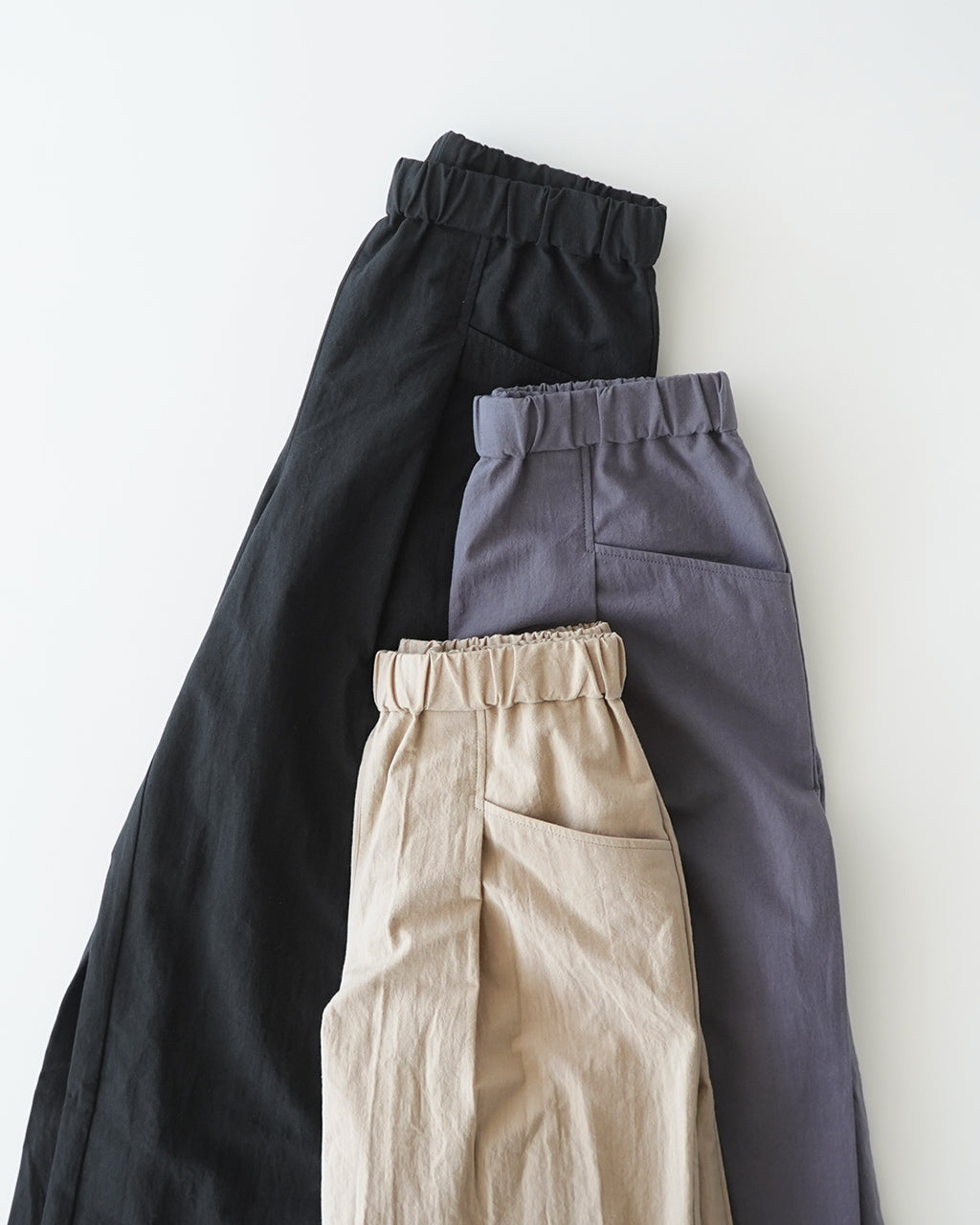Commencement コメンスメント リラックス サマー パンツ Relax summer pants イージーパンツ ワイドパンツ フルレングス 日本製 C-294【送料無料】