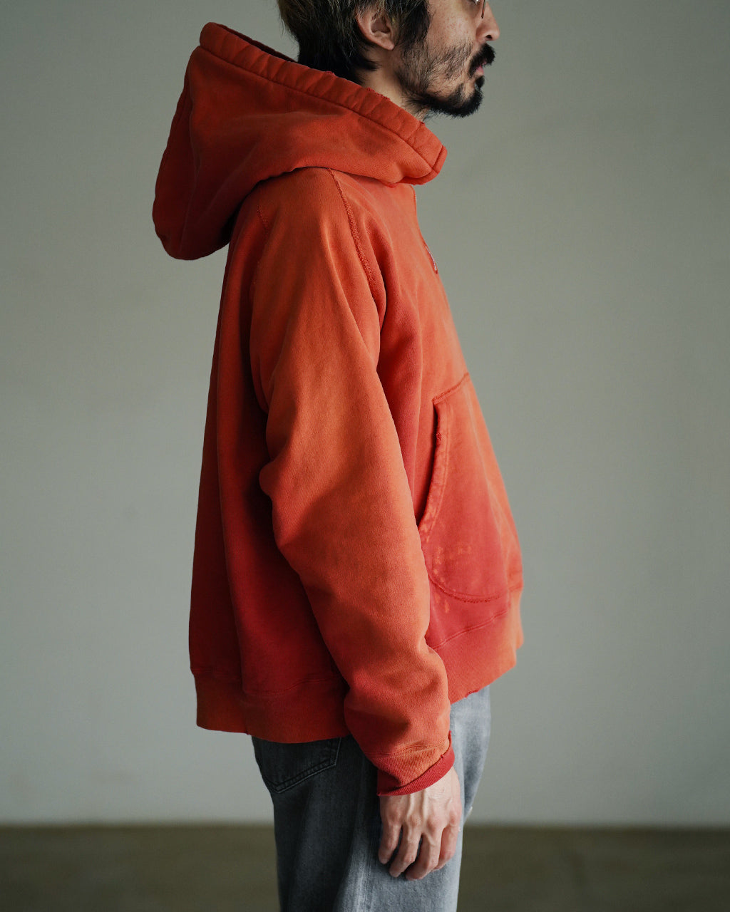 concause コンコース front zip after hoodie 2602012 ハーフジップ