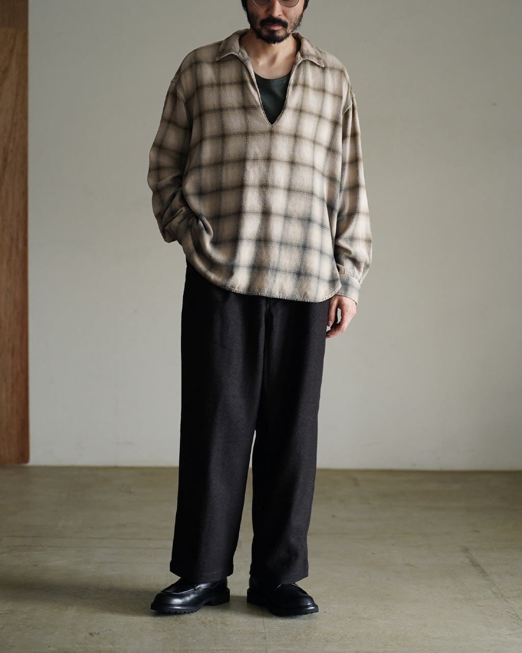 skipper shirt (check) 2602003