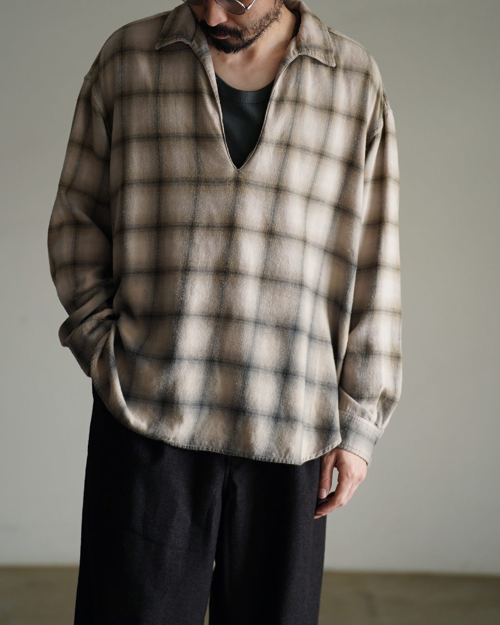 skipper shirt (check) 2602003