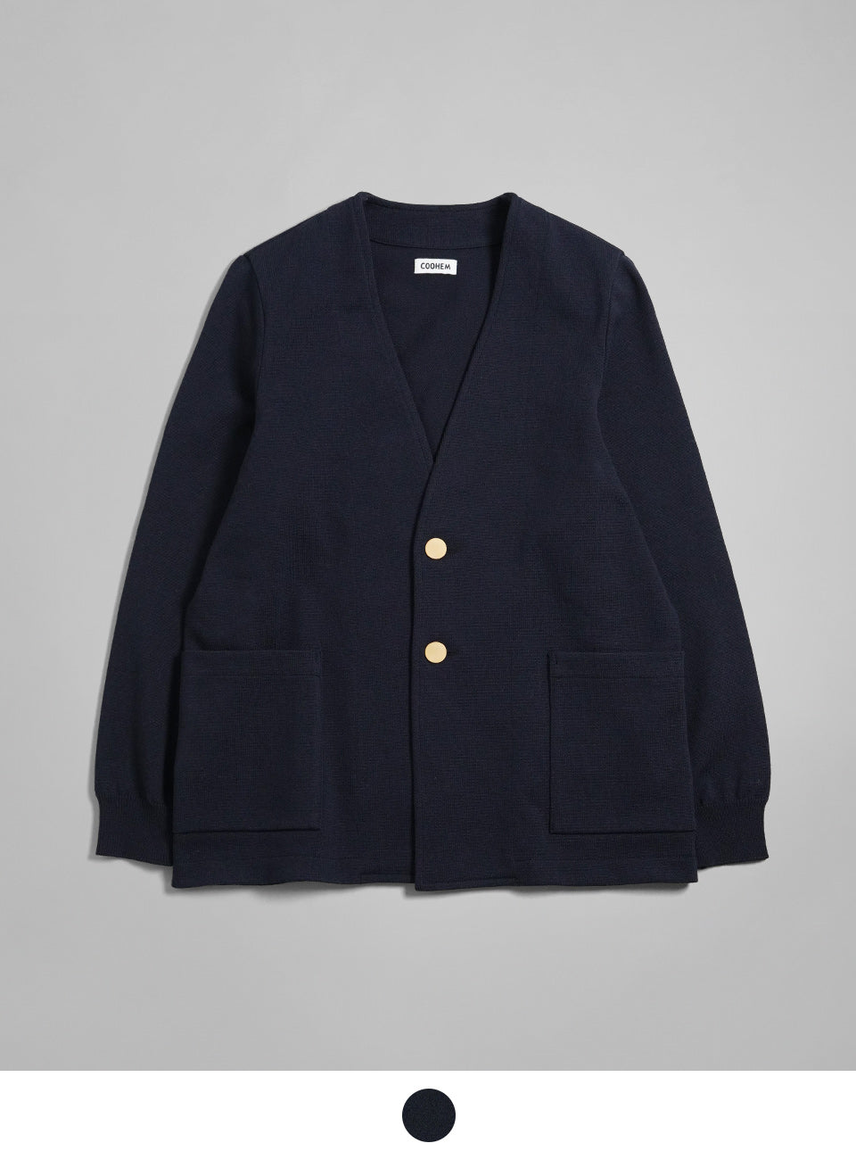 先行予約】COOHEM コーヘン ハイ ツイスト ウール ブレザー カーディガン HIGH TWIST WOOL BLAZER C/D  11-244-002【送料無料】