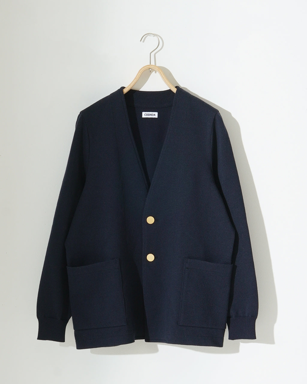 COOHEM コーヘン ハイ ツイスト ウール ブレザー カーディガン HIGH TWIST WOOL BLAZER C/D 11-244-002【送料無料】