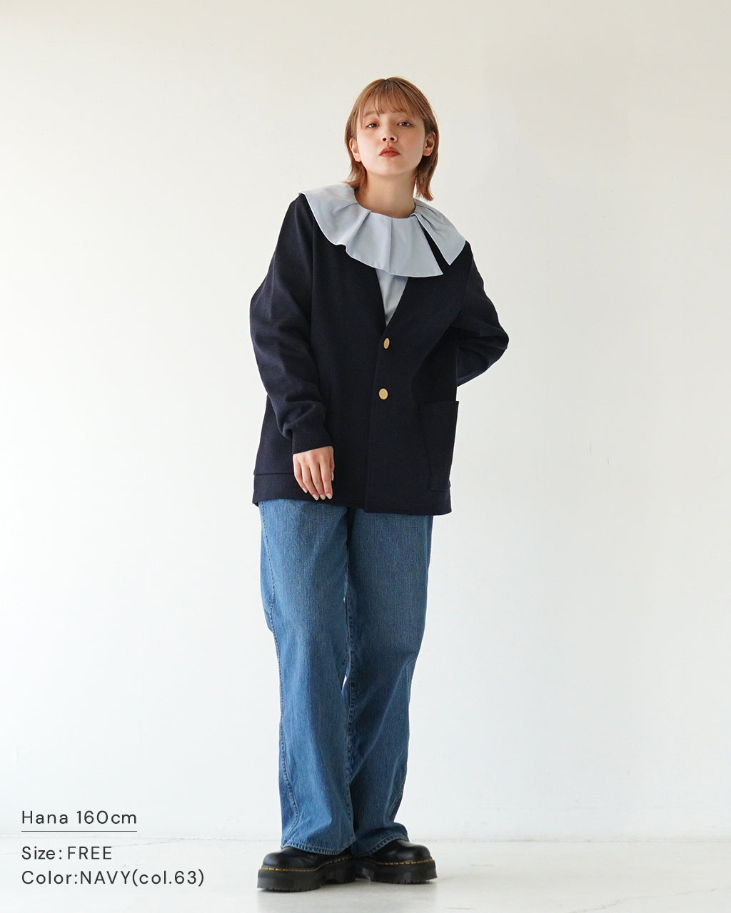 COOHEM コーヘン ハイ ツイスト ウール ブレザー カーディガン HIGH TWIST WOOL BLAZER C/D 11-244-002【送料無料】