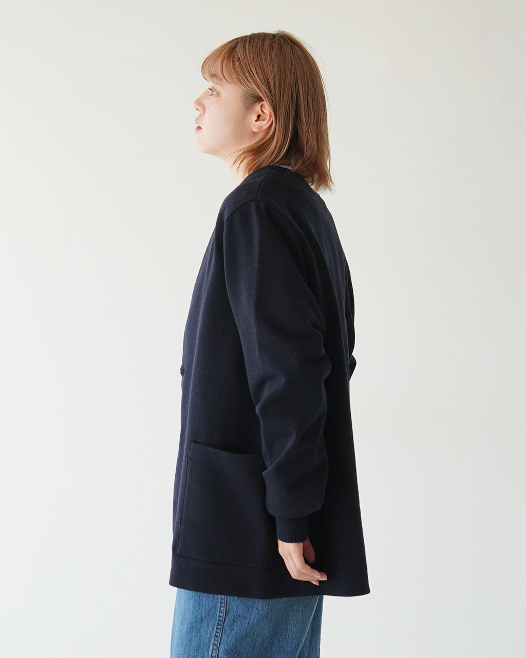 COOHEM コーヘン ハイ ツイスト ウール ブレザー カーディガン HIGH TWIST WOOL BLAZER C/D 11-244-002【送料無料】