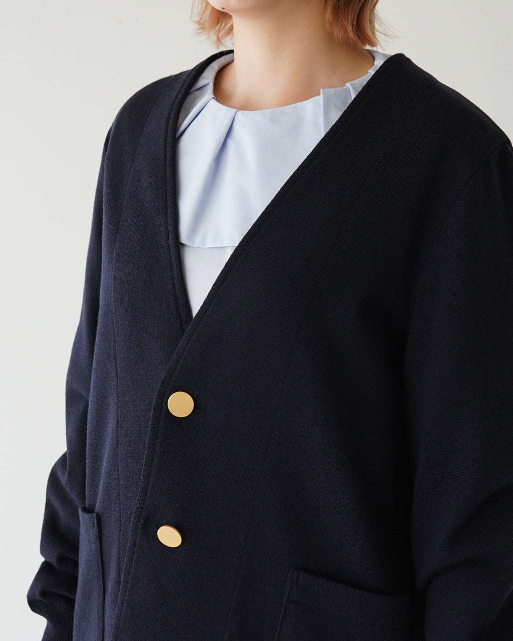 【SALE！50%OFF】COOHEM コーヘン ハイ ツイスト ウール ブレザー カーディガン HIGH TWIST WOOL BLAZER C/D 11-244-002【送料無料】