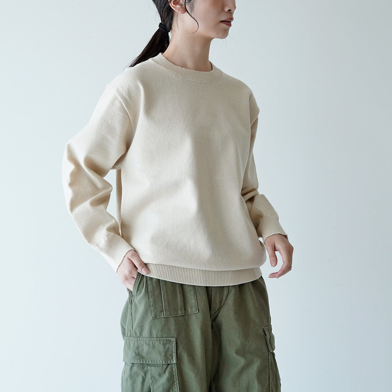 Yonetomi ヨネトミ リジッド カシミア ニット プルオーバー RIGID CASHMERE KNIT P/O   2024秋冬 95-244-020【送料無料】