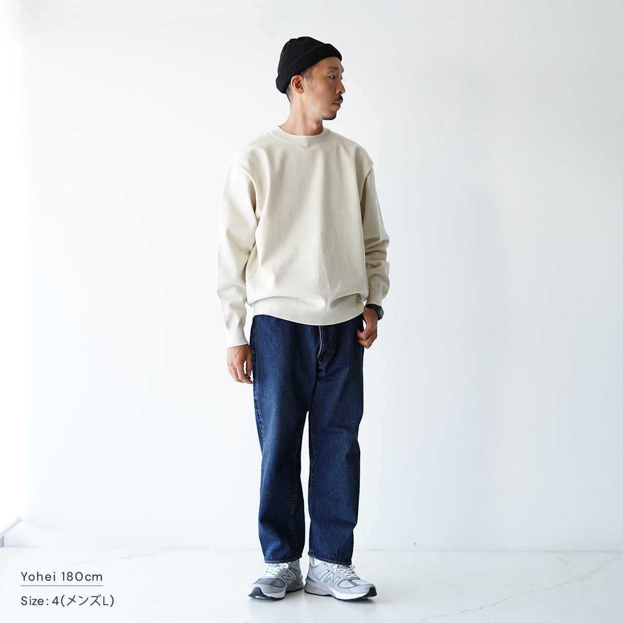 Yonetomi ヨネトミ リジッド カシミア ニット プルオーバー RIGID CASHMERE KNIT P/O   2024秋冬 95-244-020【送料無料】